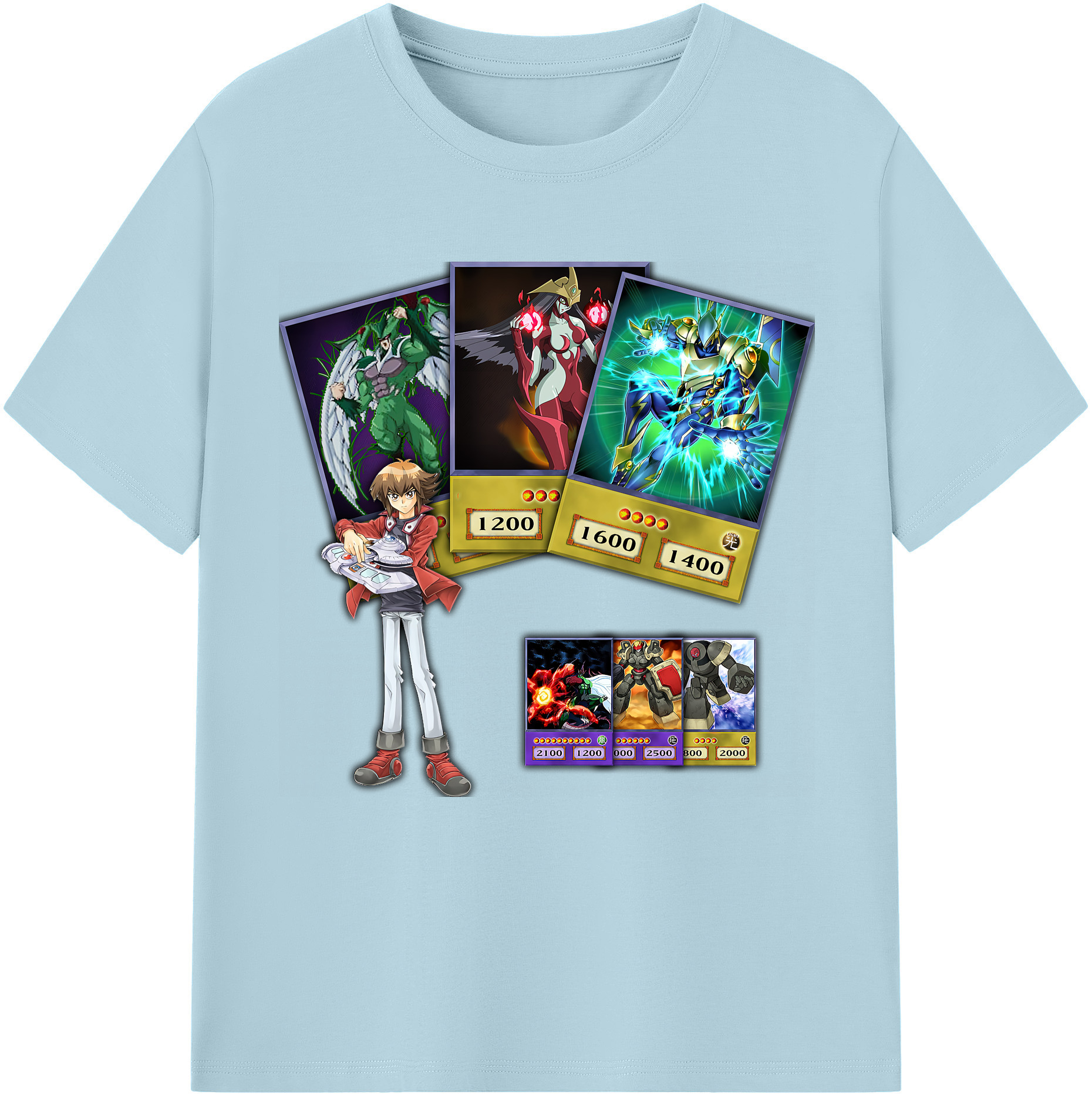 （画像用） 遊☆戯☆王 Yu-Gi-Oh! 綿100％半袖Tシャツ（フロントプリント）